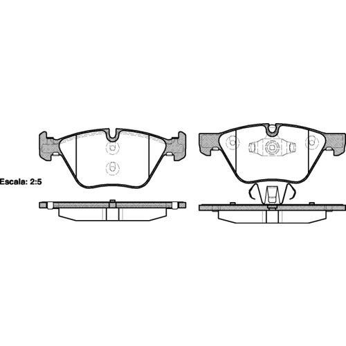 REMSA BRAKE PADS 1052.10