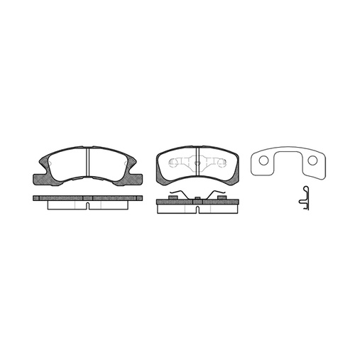 Remsa Brakes Pads Front Daihatsu/ Mitsubishi 1111.02