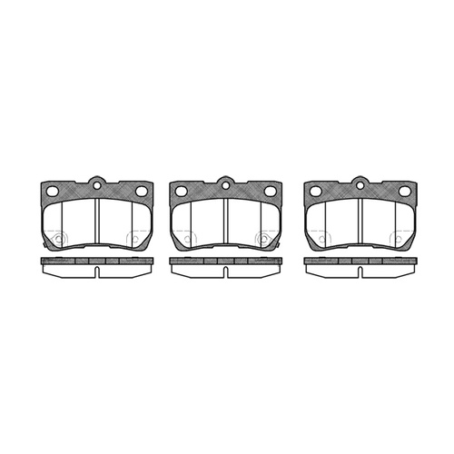 Remsa Brake Pads Rear Lexus 1181.02