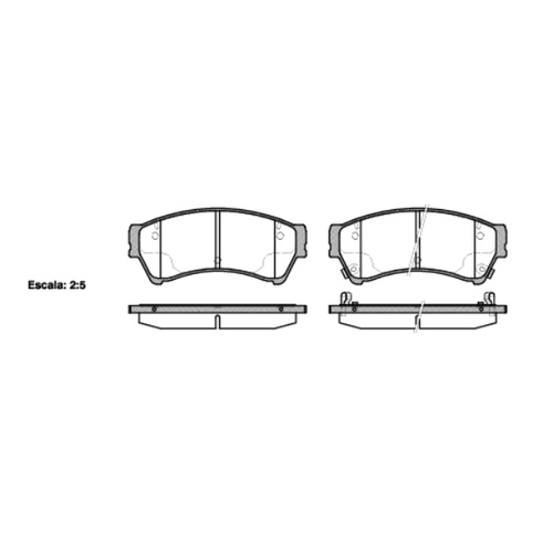 REMSA BRAKE PADS 1196.02