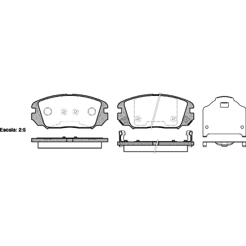 REMSA BRAKE PADS 1204.02