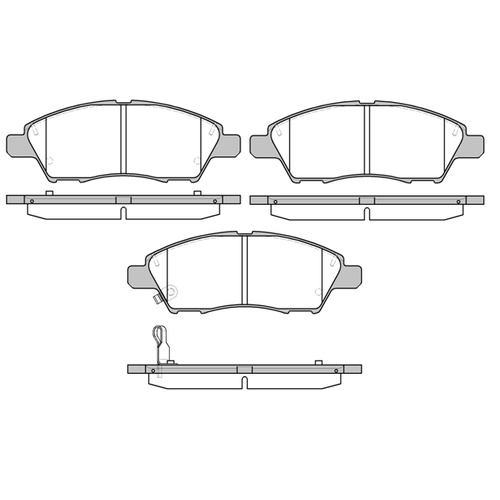 Remsa Brake Pads Front Nissan 1210.01