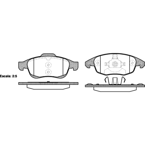 REMSA BRAKE PADS 1248.00