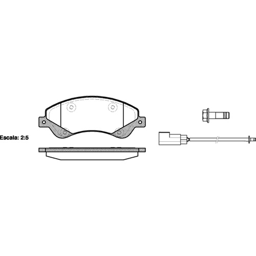 REMSA BRAKE PADS 1251.02