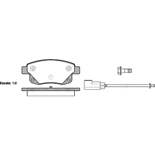 REMSA BRAKE PADS 1252.02