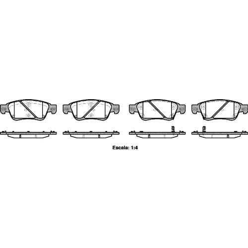 BRAKE PADS 1273.02