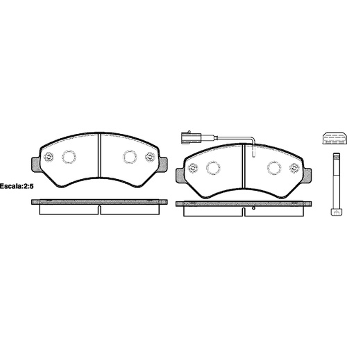 REMSA BRAKE PADS 1275.01