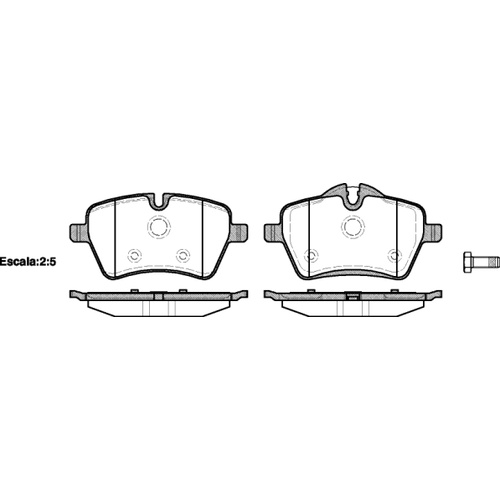 REMSA BRAKE PADS 1277.00