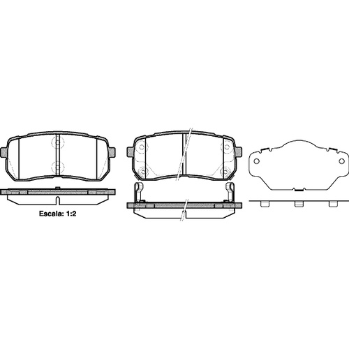 REMSA BRAKE PADS 1288.02