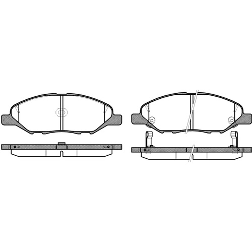 Remsa Brake Pads Front Nissan Japan Model 1293.02