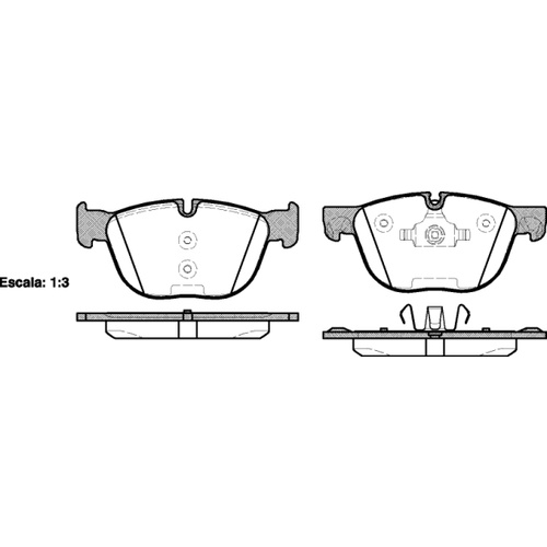 REMSA BRAKE PADS BMW FRONT 1297.00