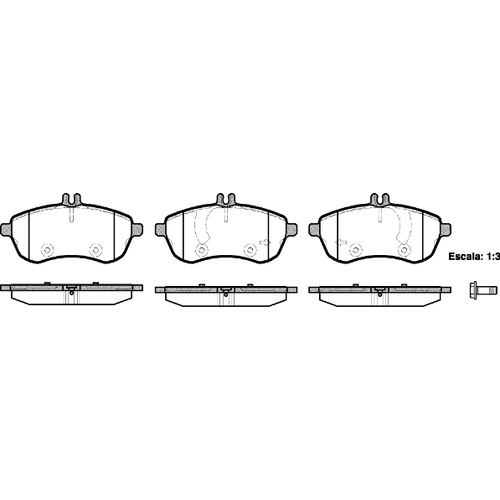 REMSA BRAKE PADS 1301.00