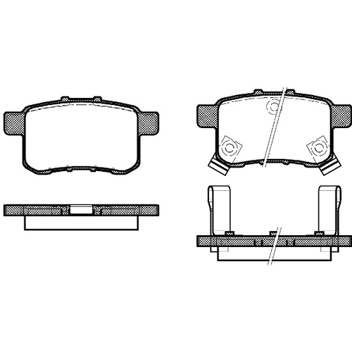 REMSA BRAKE PADS 1332.02