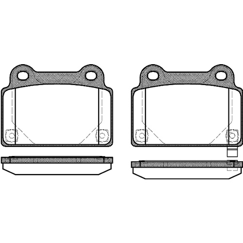 BRAKE PADS MITS EVO 10 REAR 1364.02