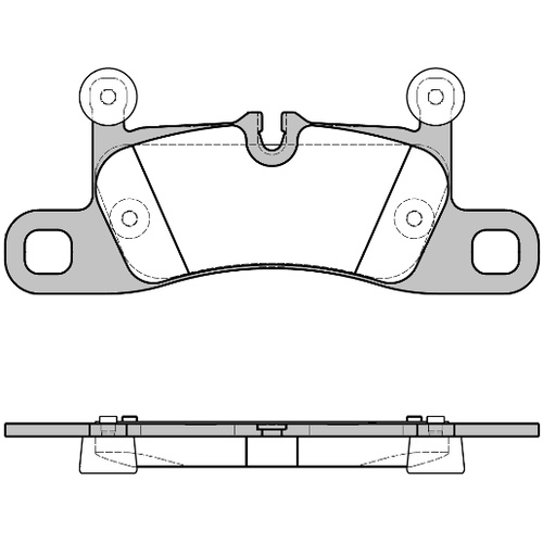 REMSA BRAKE PADS FRONT PORSCHE