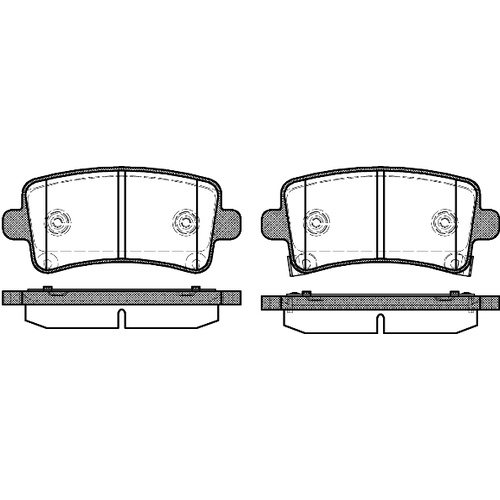 Remsa Brake Pad Rear Holden 1388.04