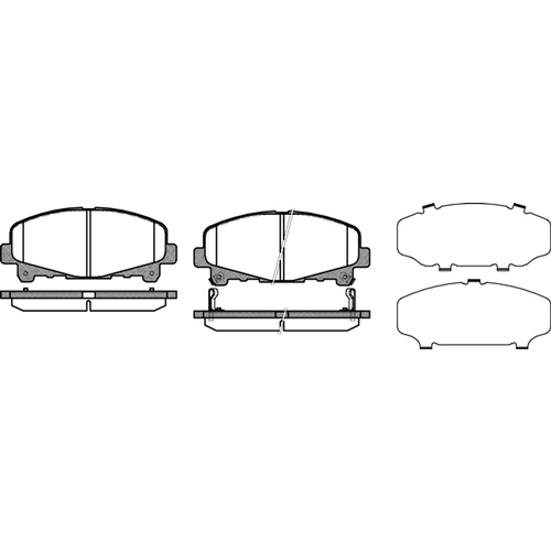 Remsa Brake Pads Front Honda 1390.02