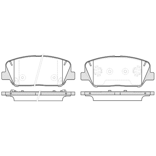 BRAKE PADS REMSA 1398.12