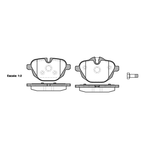 Remsa Brake Pads Rear BMW 1421.00