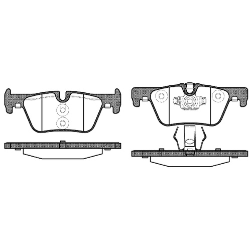 REMSA BRAKE PADS BMW 3 SERIES F30 REAR 1476.00