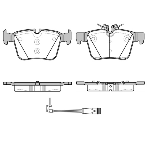 REMSA BRAKE PAD SET 1516.21