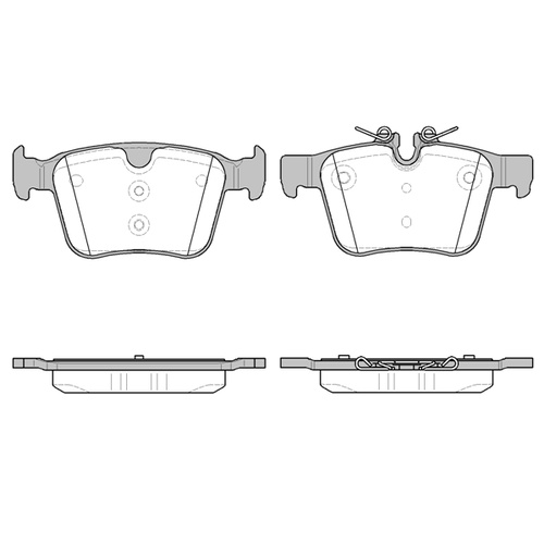 REMSA BRAKE PADS REAR 1516.40