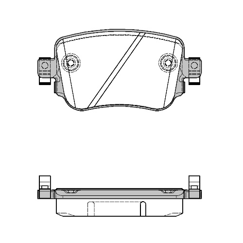 REMSA BRAKE PAD VW CADDY 1549.08