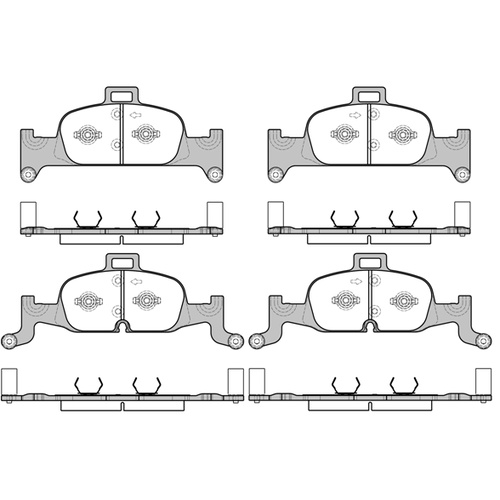 FRONT PADS AUDI A4/A5 1691.00