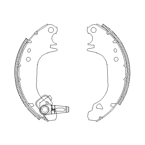 BRAKE SHOE PEUGEOT 4075.00