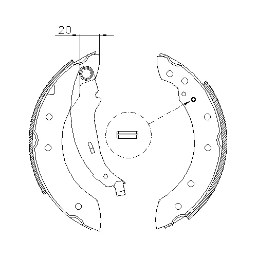 BRAKE SHOES RENAULT/CITROEN/PEUGEOT 4199.01