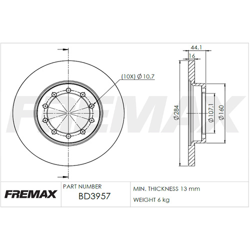 FREMAX DISC BD-3957