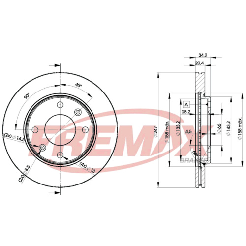 DISC ROTORS FR BD-4694