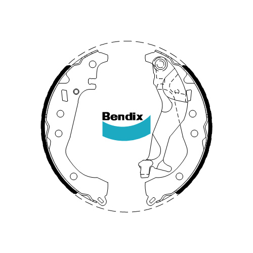 BENDIX BS5276 BRAKE SHOES