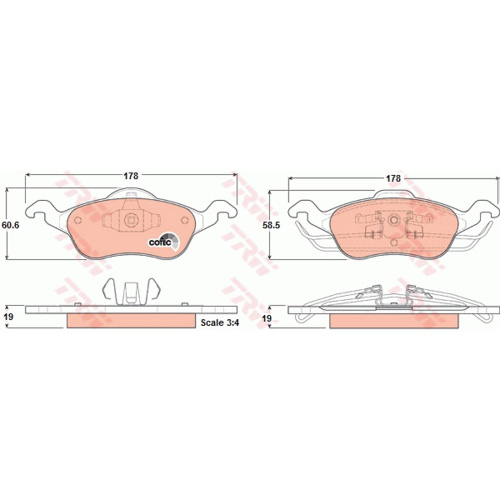 7690L FORD FOCUS 10-98 FRONT GDB1358