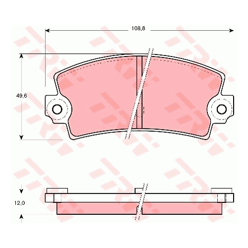 DB102L Lada 77-85 rear GDB155